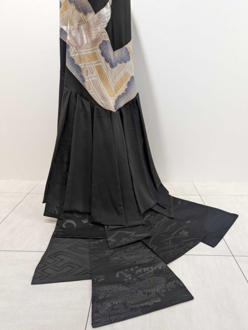 画像12: 黒留袖リボントレーンドレス (12)