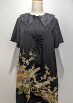 画像5: 五三桐紋付つけ衿ワンピース (5)