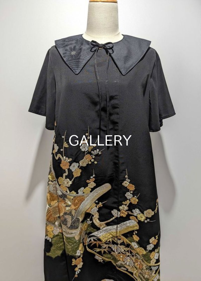 画像5: 五三桐紋付つけ衿ワンピース (5)