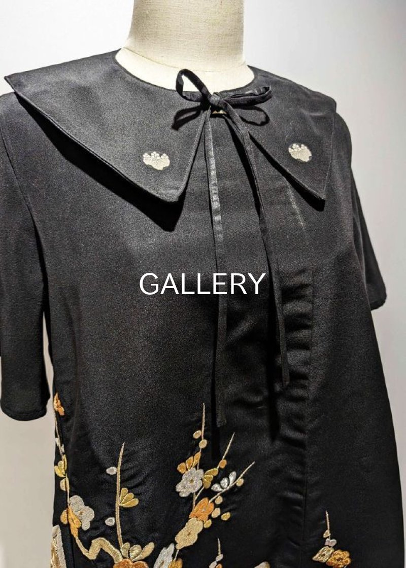 画像12: 五三桐紋付つけ衿ワンピース (12)