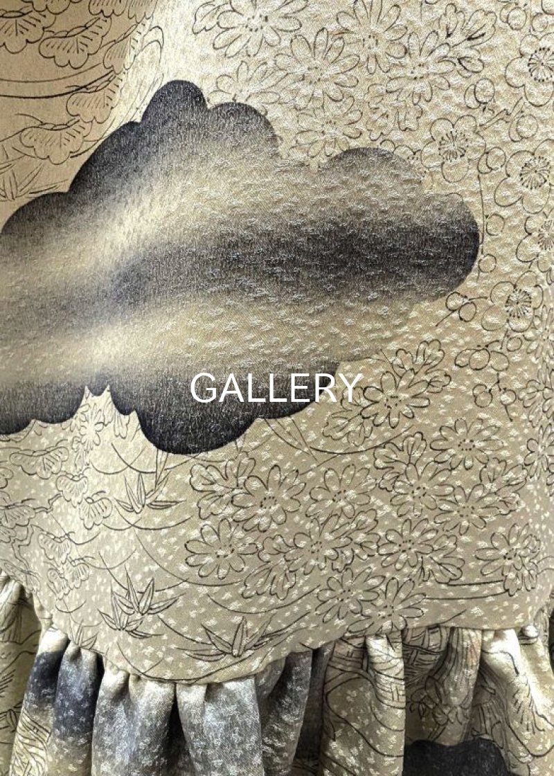 画像5: 【四季草花×裏葉柳色】四季の風景画フリルガウン (5)