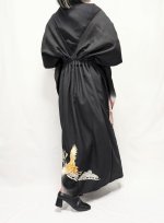 画像4: 【飛鶴×松柄】黒留袖無限wayワンピーススカート (4)