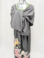 画像20: 【飛鶴×松柄】黒留袖無限wayワンピーススカート (20)