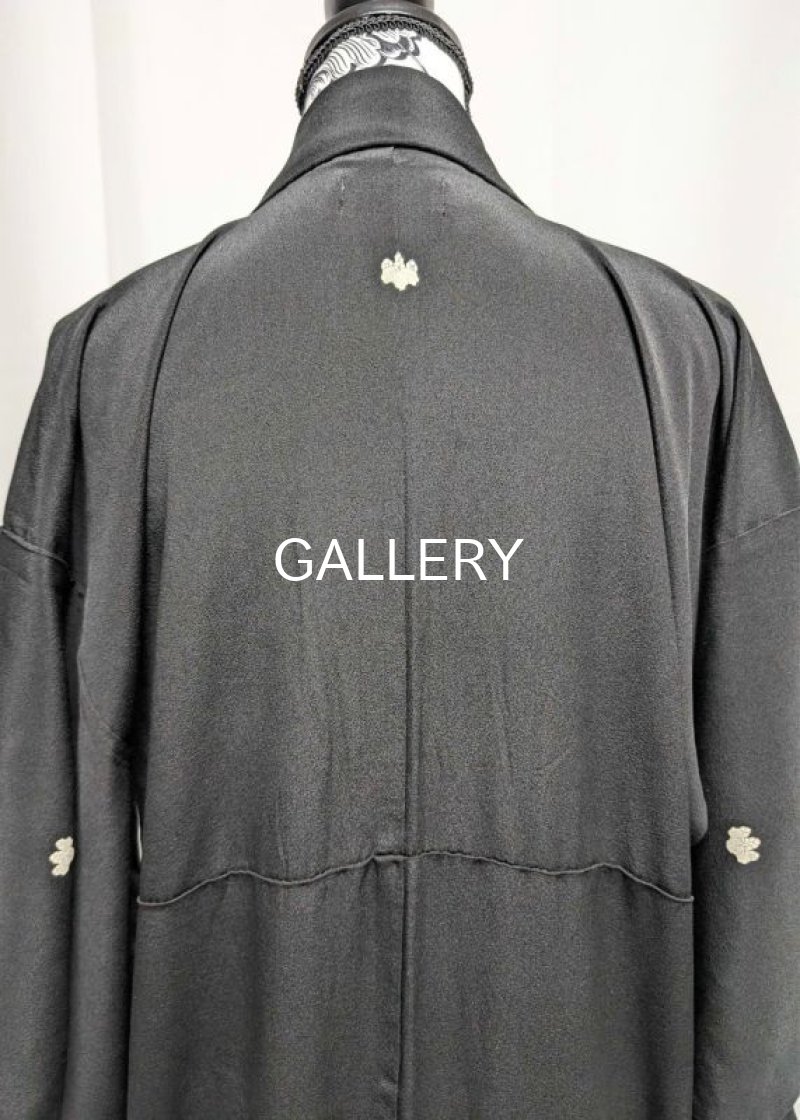 画像4: 黒紋付フリルガウン(袷) (4)