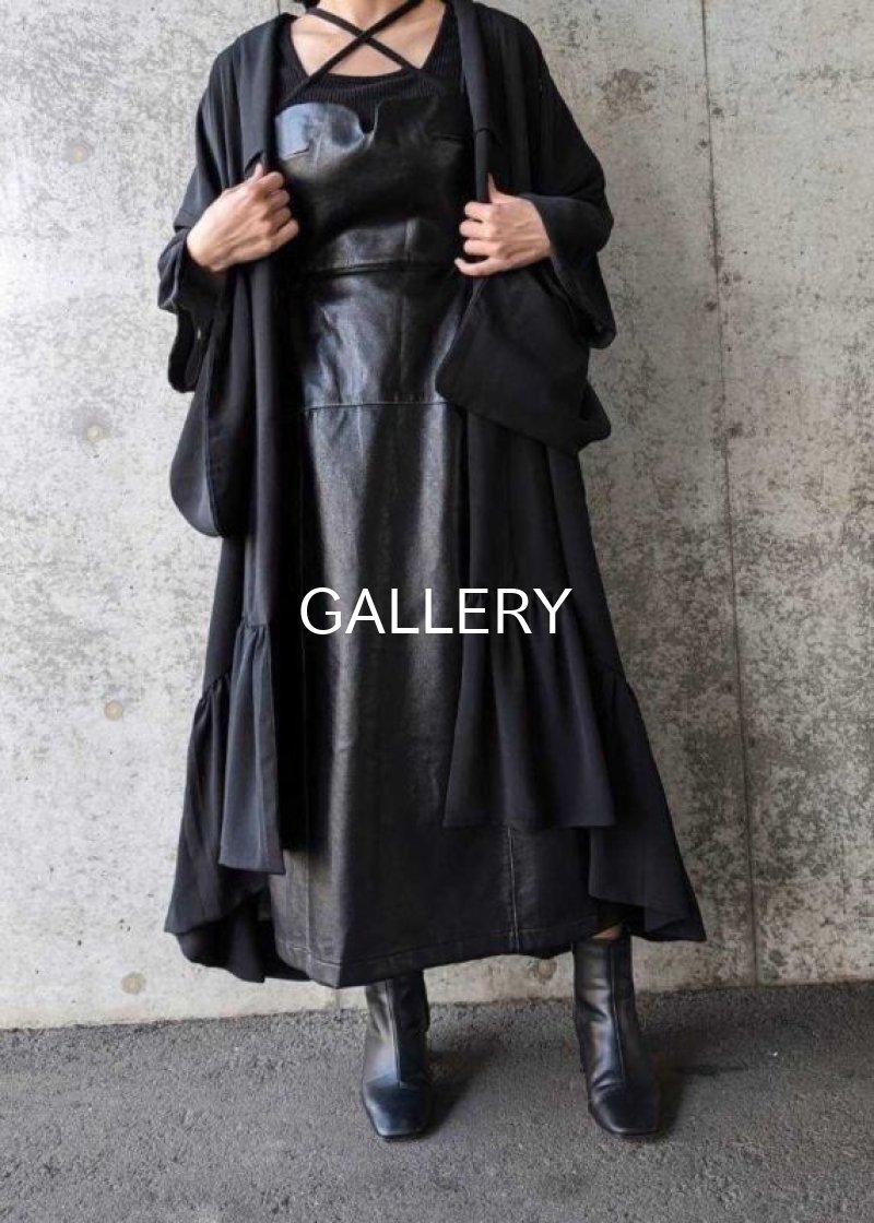 画像2: 黒紋付フリルガウン(袷) (2)