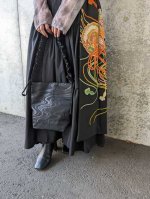 画像7: 【流水文様】シャーリングハンドルBAG (7)