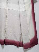 画像8: 赤紫×砂金文様【袷着物】 (8)
