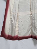 画像9: 古典花柄×蝶×扇【袷着物】 (9)