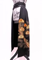 画像7: 束ね熨斗に松　金駒刺繍オーバースカート (7)