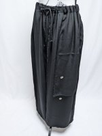 画像17: 【五三桐紋】黒紋付レイヤードワイドパンツ (17)