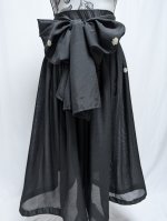 画像16: 【五三桐紋】黒紋付シースルー無限wayワンピース (16)