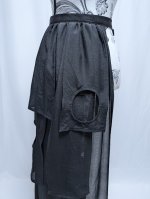 画像19: 黒紋付サークルカットジャケット＆オーバースカート (19)