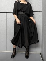 画像5: 【五三桐紋】黒紋付シースルー無限wayワンピース (5)