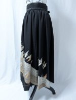 画像10: 【飛鶴×虹波】黒留袖オーバースカート (10)