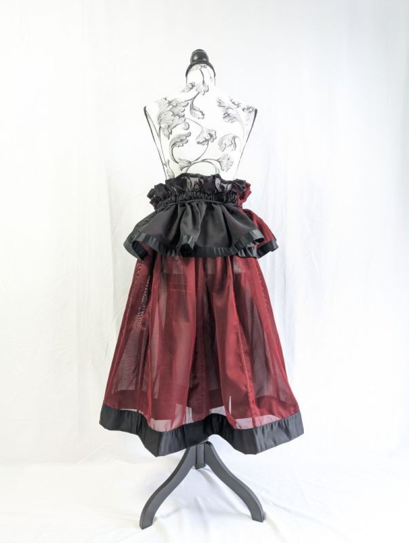 画像9: 【風通紗】リバーシブルキャミソール＆フレアスカート (9)