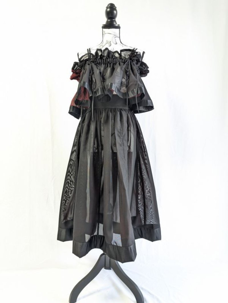 画像18: 【風通紗】リバーシブルキャミソール＆フレアスカート (18)