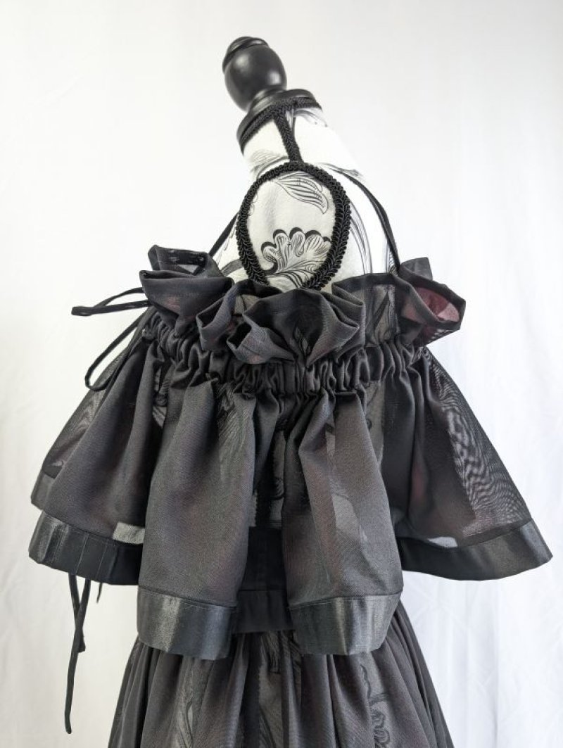 画像23: 【風通紗】リバーシブルキャミソール＆フレアスカート (23)