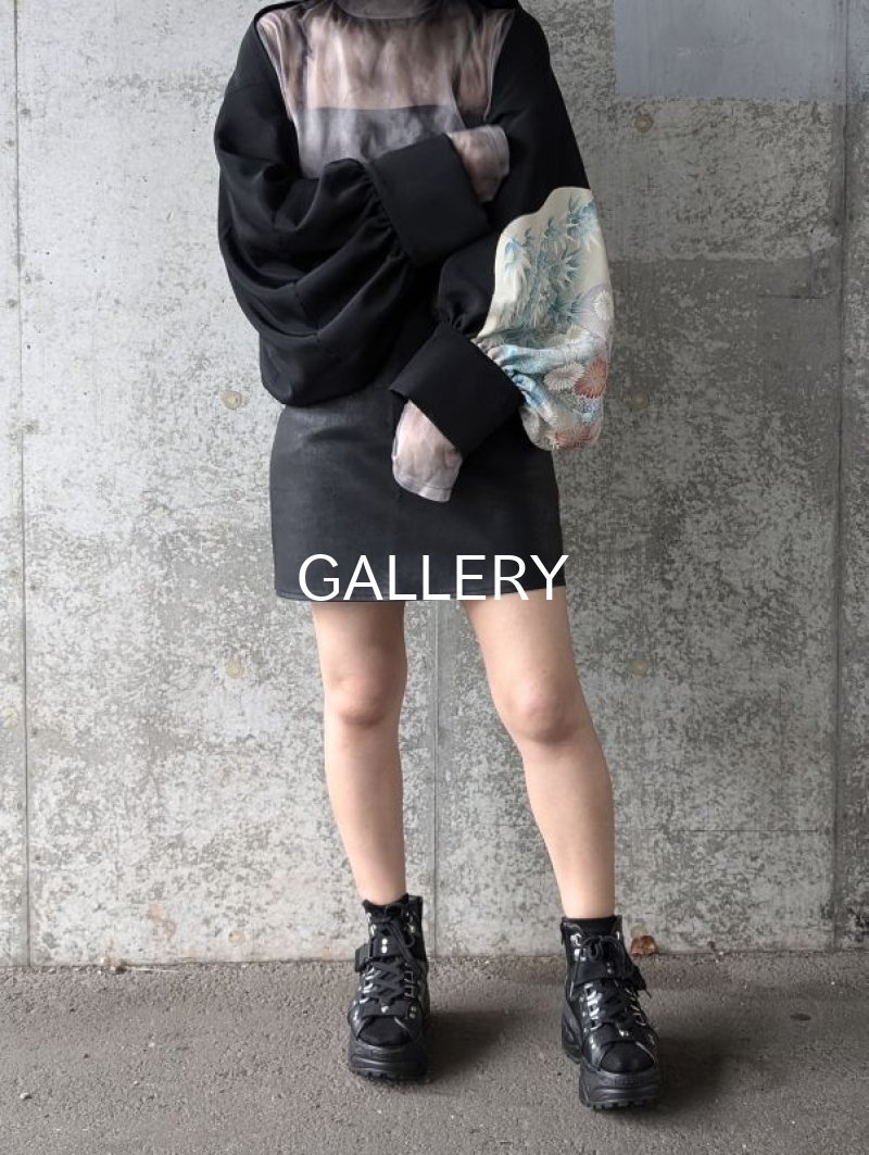 画像2: 【淡色×立ち鶴】黒留袖マーガレット (2)