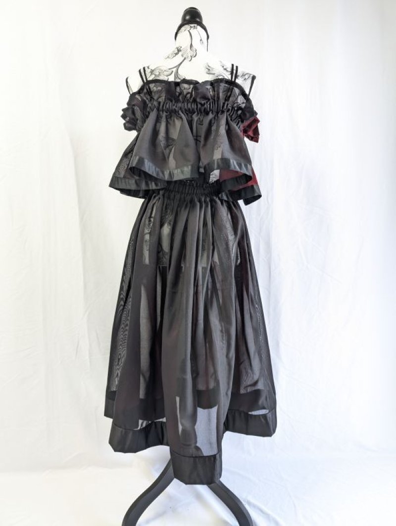 画像22: 【風通紗】リバーシブルキャミソール＆フレアスカート (22)