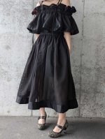 画像3: 【風通紗】リバーシブルキャミソール＆フレアスカート (3)