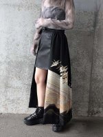 画像1: 【飛鶴×虹波】黒留袖オーバースカート (1)