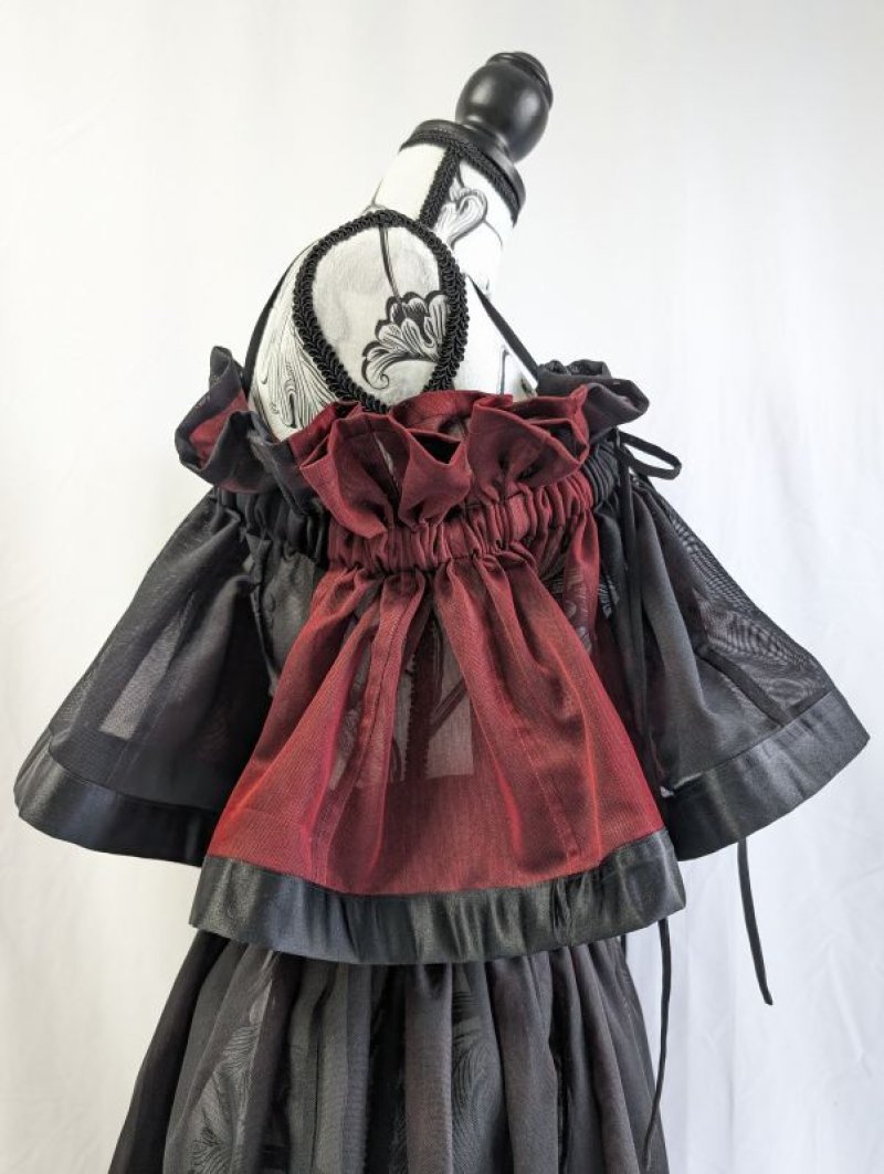 画像20: 【風通紗】リバーシブルキャミソール＆フレアスカート (20)