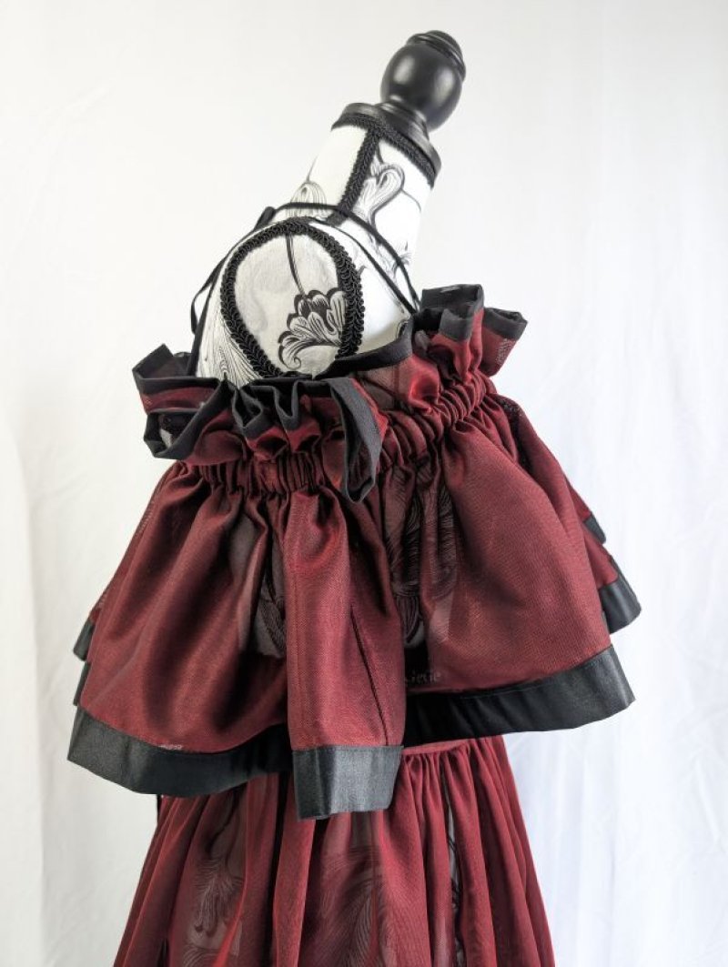 画像13: 【風通紗】リバーシブルキャミソール＆フレアスカート (13)