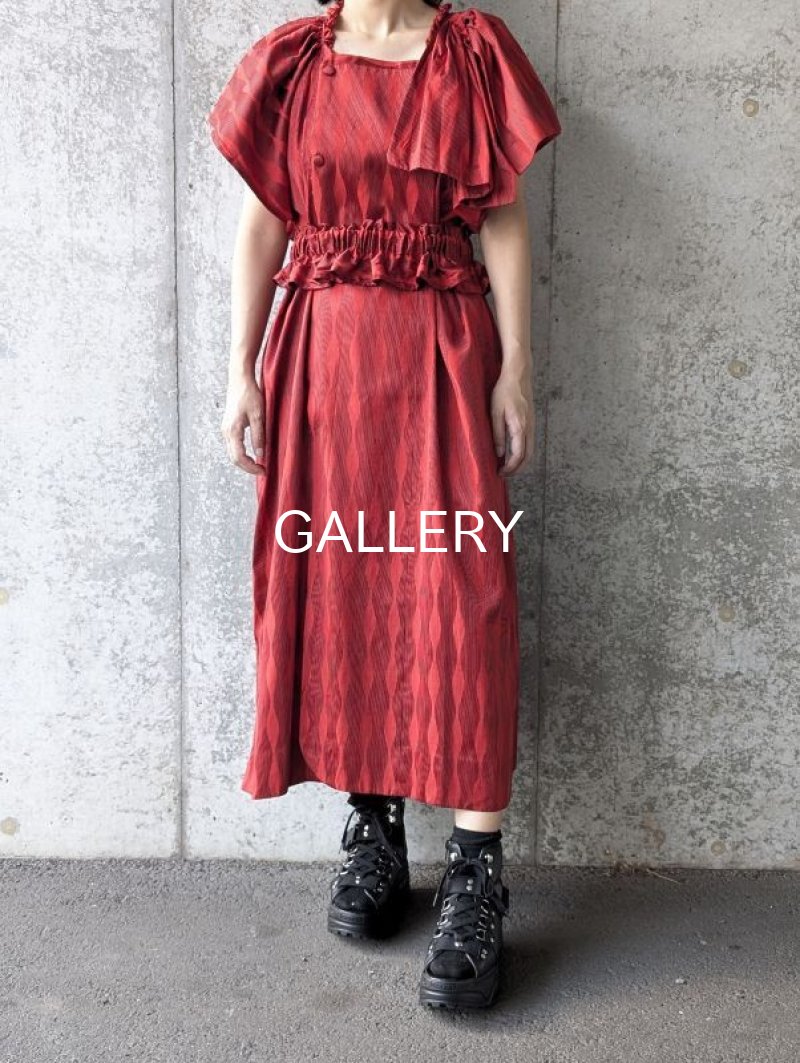 画像2: 【霞立涌×道行コート】ビッグリボンワンピース (2)