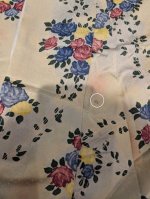 画像8: 淡黄×薔薇柄【袷着物】 (8)