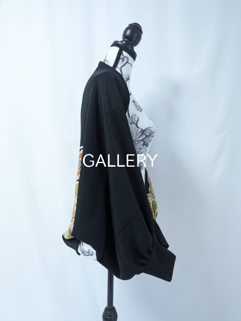 画像10: 【金駒×華文】黒留袖マーガレット (10)