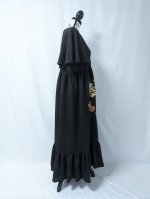 画像9: 【飛鶴金駒】黒留袖ケープカラードレス (9)