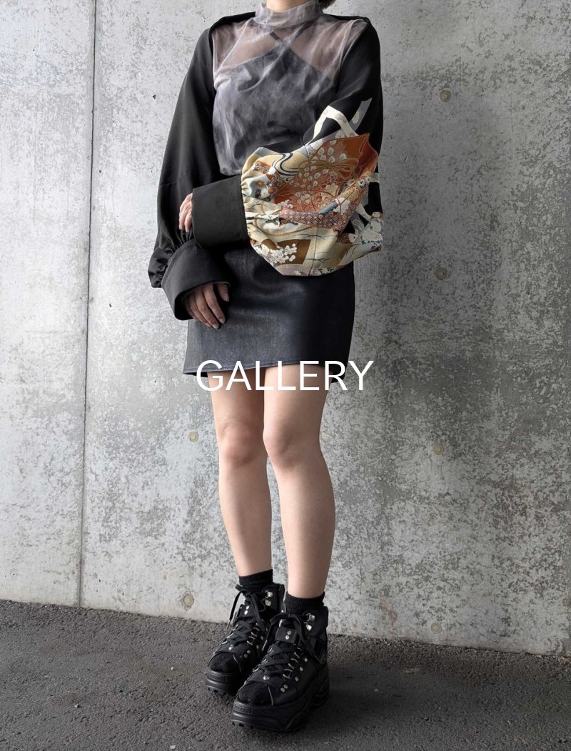 画像2: 【宝巻×文箱×四季草花】黒留袖マーガレット (2)