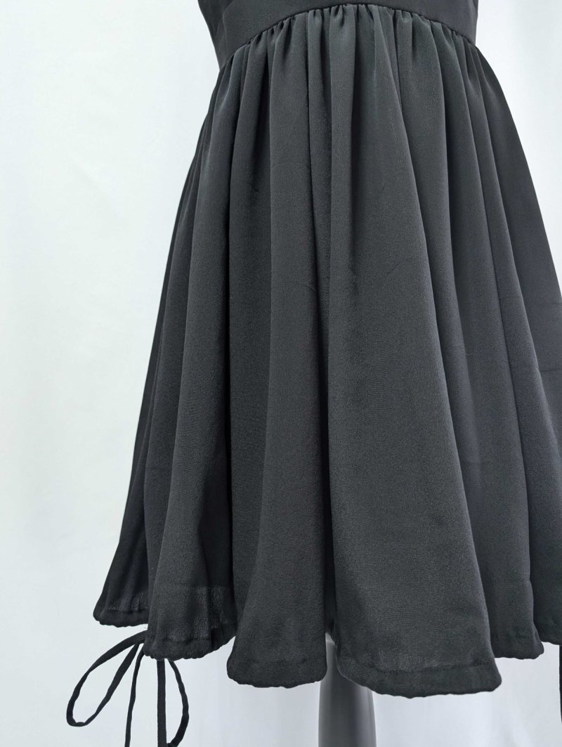 画像12: 【丸に三つ柏紋】シャーリングバルーンドレス (12)