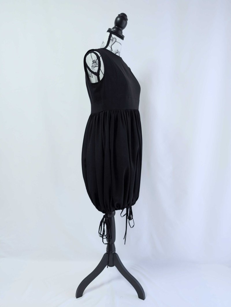 画像16: 【丸に三つ柏紋】シャーリングバルーンドレス (16)