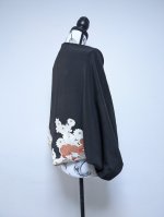 画像11: 【金駒×菊×雲取り】黒留袖マーガレット (11)