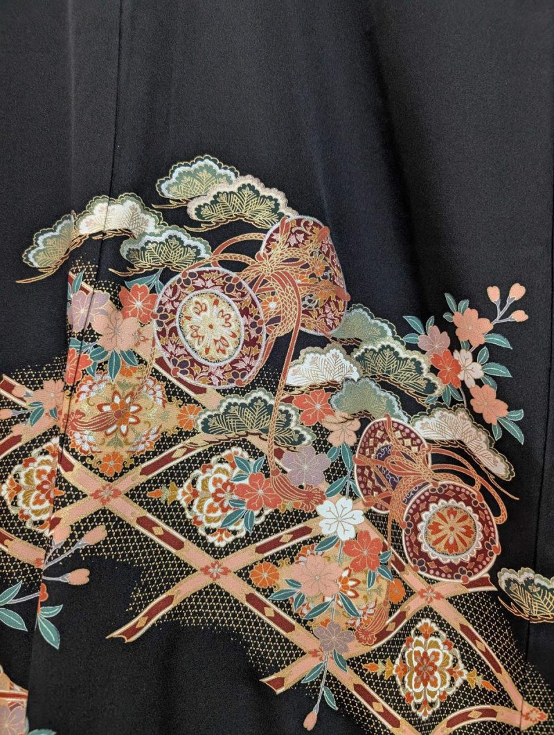 画像4: 素材番号【2】［黒留袖］ (4)