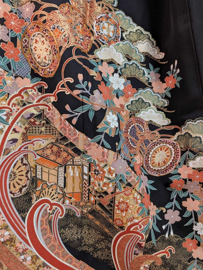 画像3: 素材番号【2】［黒留袖］ (3)