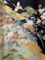 画像3: 【飛鶴×江戸家屋×菊松】黒留袖 (3)