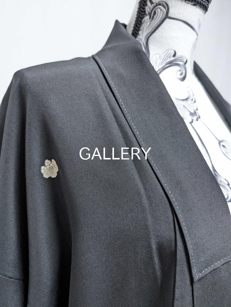 画像7: 【五三桐紋】黒紋付フリルガウン - mode - (7)