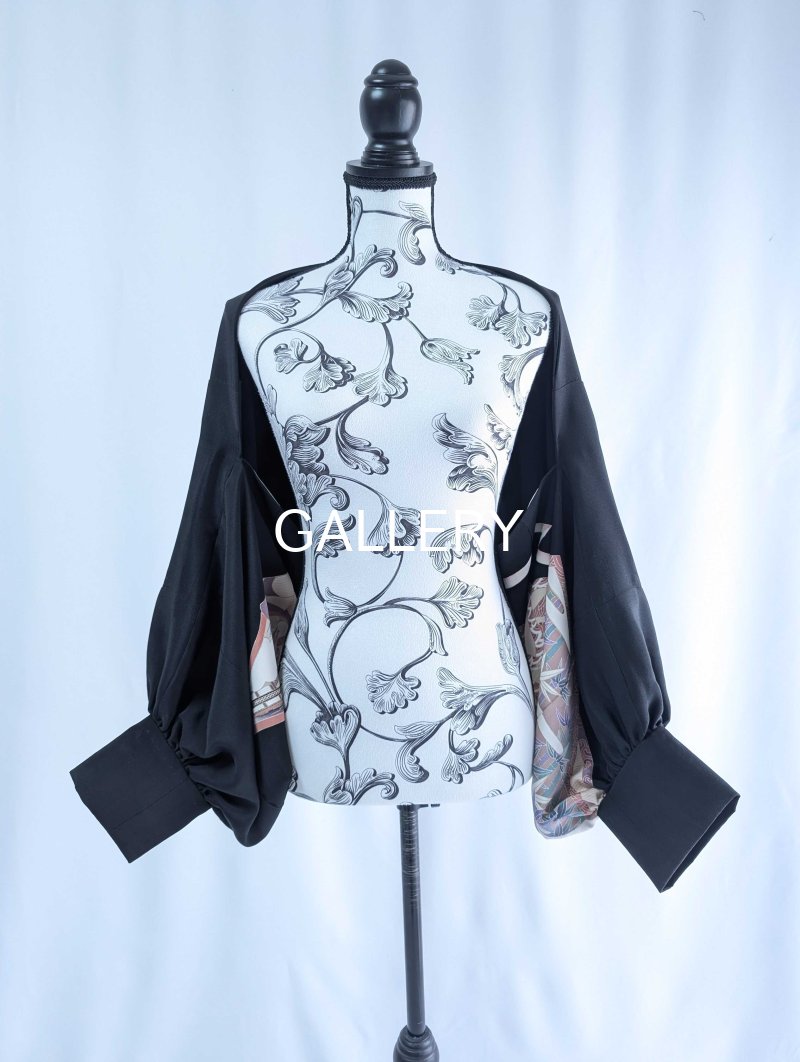 画像7: 【松竹梅×巻物×宝尽くし文様】黒留袖マーガレット (7)