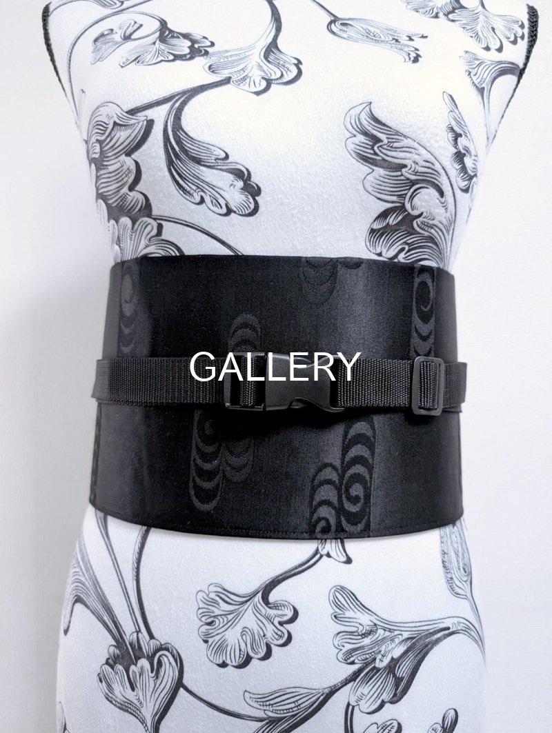 画像2: 帯ベルト【観世水柄】 (2)