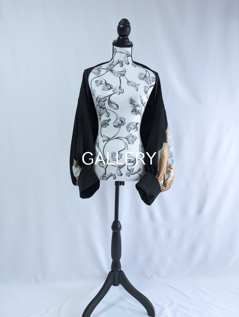 画像18: 【梅文×流水×金駒】黒留袖マーガレット (18)