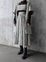 画像4: 【小町鼠×鳩羽色】織り着物無限wayワンピース＆リボンビスチェ (4)