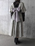 画像5: 【小町鼠×鳩羽色】織り着物無限wayワンピース＆リボンビスチェ (5)