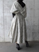 画像7: 【小町鼠×鳩羽色】織り着物無限wayワンピース＆リボンビスチェ (7)