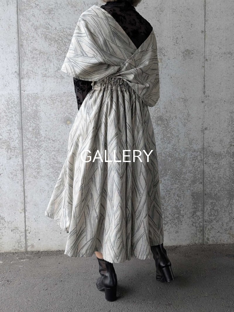 画像7: 【小町鼠×鳩羽色】織り着物無限wayワンピース&リボンビスチェ (7)