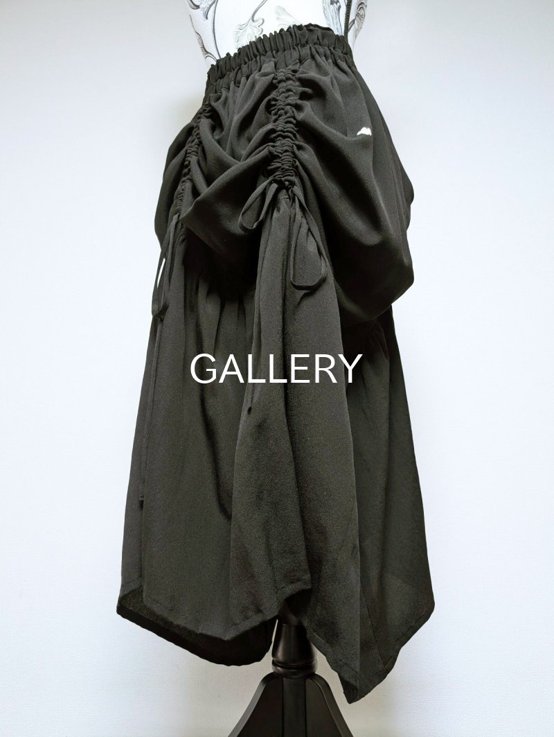 画像15: 【五三桐紋】黒紋付シャンデリアロングスカート (15)