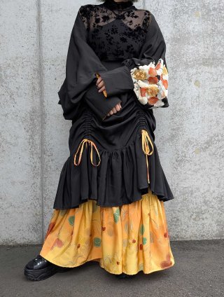 展示品 ◇着物リメイク◇ セットアップ リバーシブル帯ベルト