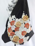 画像14: 【黒留袖-梅重-×小紋-山吹-】マーガレット＆シャンデリアフリルスカート (14)