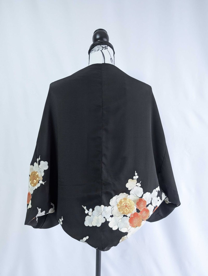 画像15: 【黒留袖-梅重-×小紋-山吹-】マーガレット＆シャンデリアフリルスカート (15)